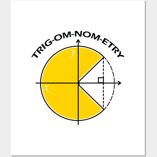 Pac-man Trigonometry Posters and Art